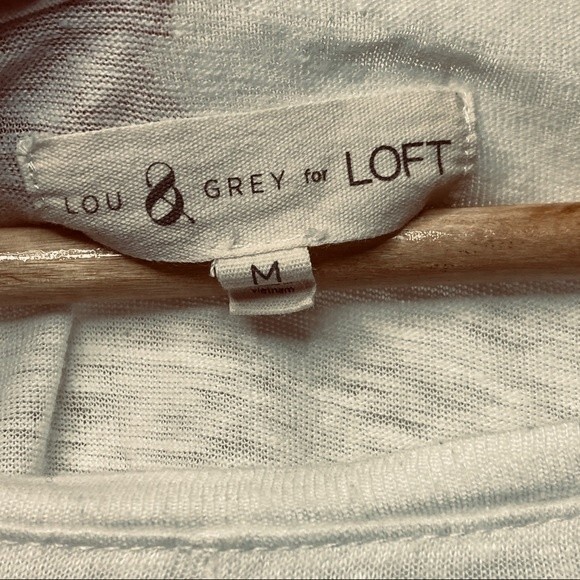 Lou and Grey for Loft Knot Front T-Shirt - Size Medium - Picture 5 of 6